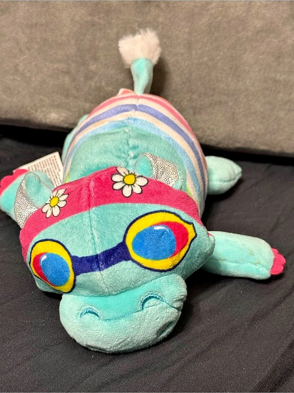 Cutetitos Islanditos 2022 Rainbow Plush Sunglasses Floral Hat Basic Fun
